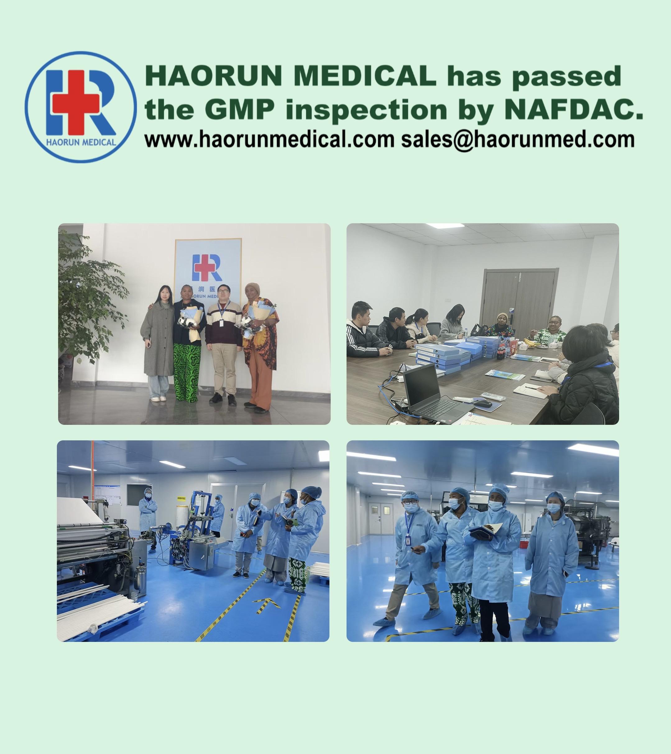 کیفیت Haorunmed به رسمیت شناخته شد - گواهینامه NAFDAC را دریافت کرد